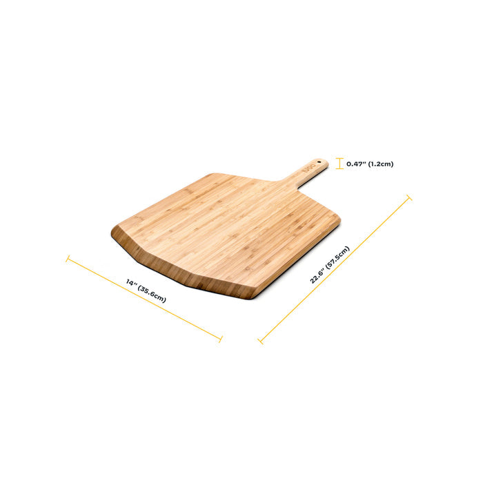 Ooni Bamboo Pizza Peel & Serving Board - Premium Wooden Pizza Paddle for Outdoor Pizza Oven, Perfect for Baking, Serving & Entertaining at Home or Parties