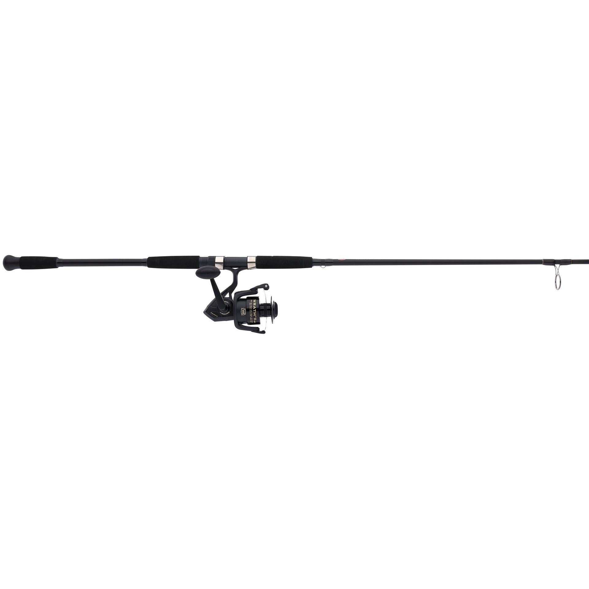Wrath™ II Spinning Rod and Reel Combo - Premium Fishing Gear for Freshwater & Saltwater Anglers | Perfect for Bass, Trout, and Offshore Fishing Adventures