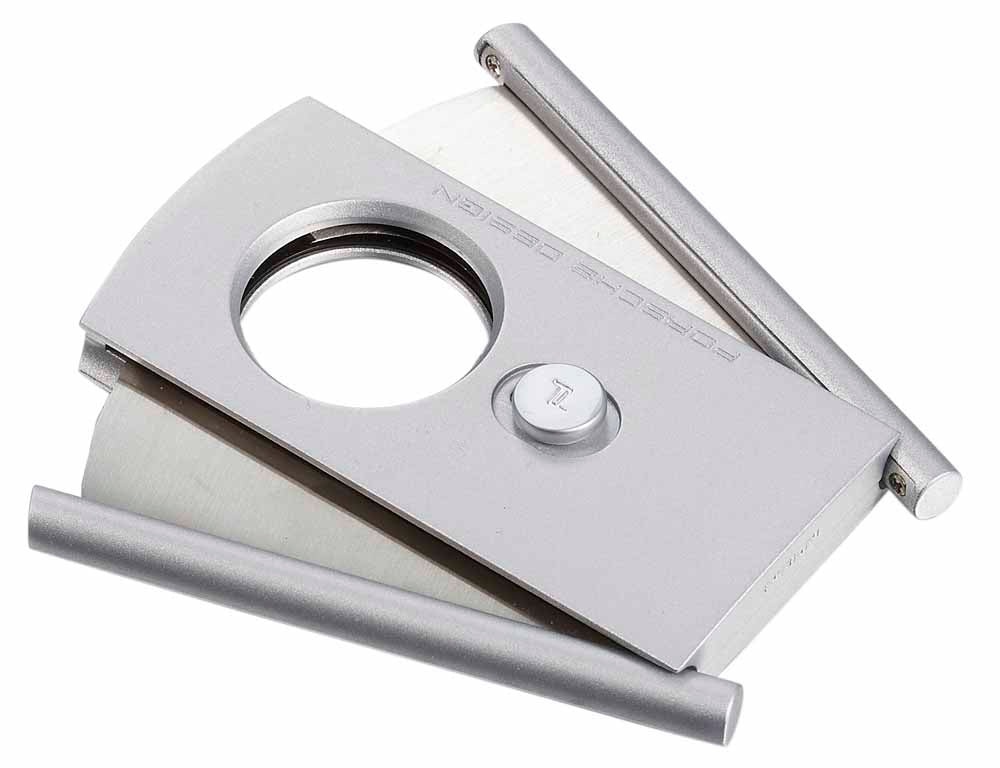 Porsche Design Bavaria Cigar Cutter - Premium Silver Stainless Steel Cigar Accessory for Men | Perfect for Gifts, Weddings & Luxury Smoking Experiences