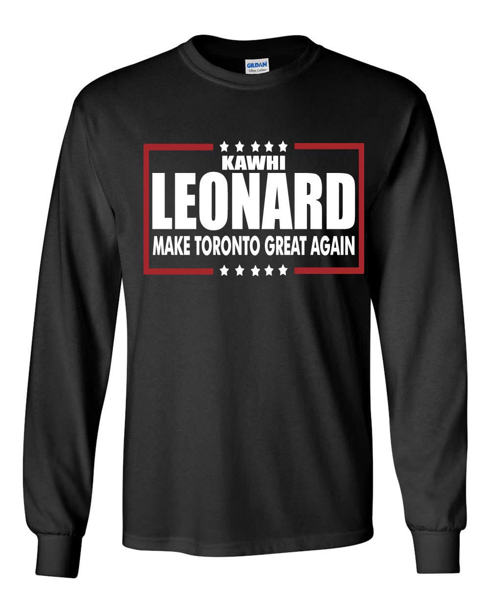 Long Sleeve Black Toronto Leonard Making Toronto Great Again T-Shirt for Adults - Perfect for Casual Wear, Sports Events & Canadian Pride Outfits