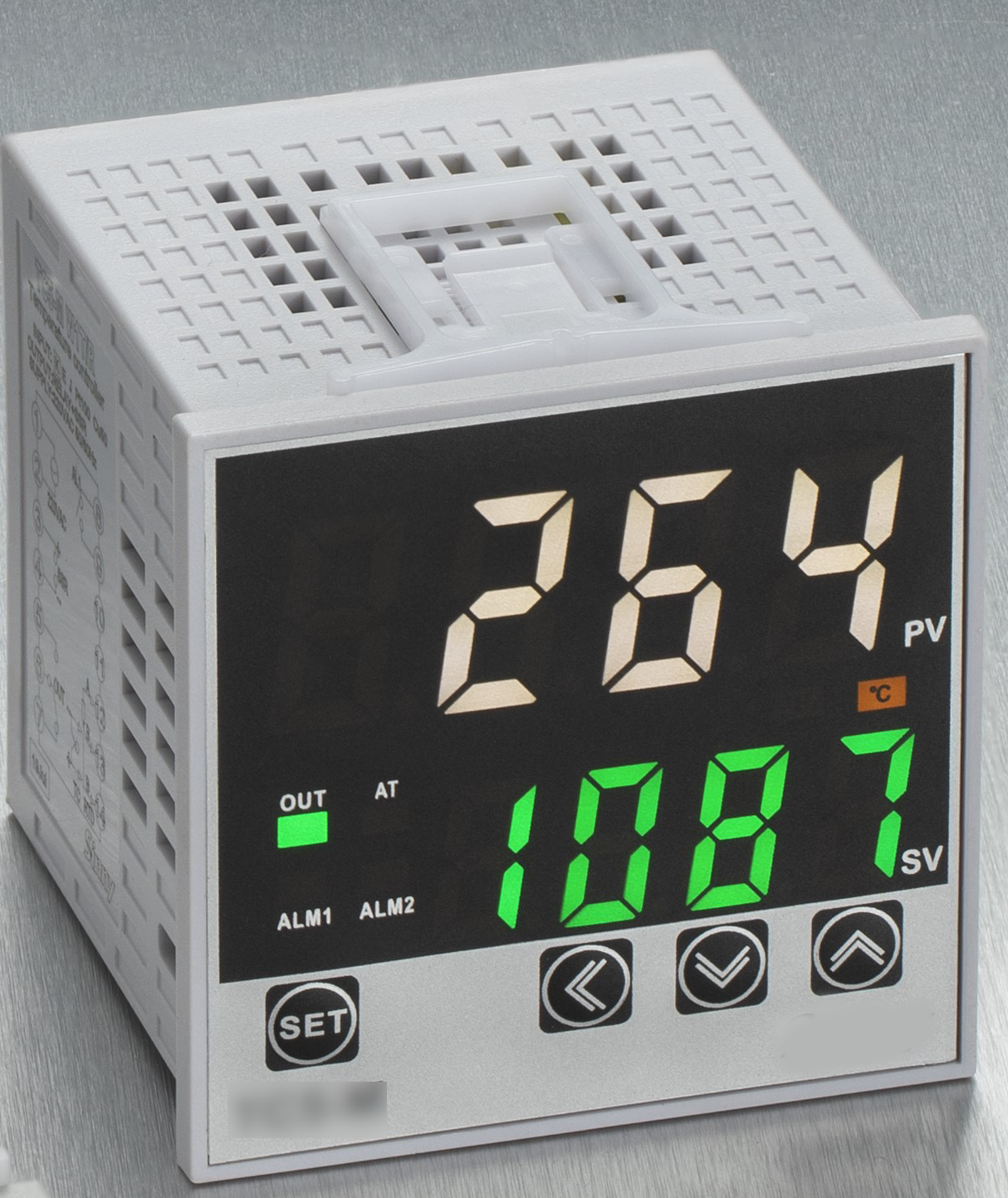 FC5 M 1A 2 G 2 PID Temperature Controller - 100-240VAC, 2 Relay Alarms, Supports E/J/N/T/S/R/B Thermocouples, Linear Current/Voltage & PT100/Cu20 RTD Input, 72x72mm, 4-20mA Output - Ideal for Industrial Automation, HVAC Systems, and Process Control Applications