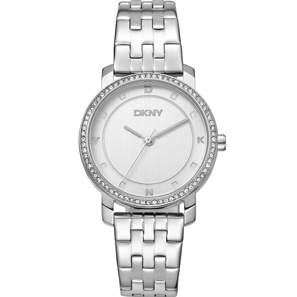 DKNY Astoria Glitz DK1L065M0035 Women's Watch - Luxury Gold-Tone Stainless Steel Bracelet, Crystal Accents - Perfect for Office, Party & Special Occasions