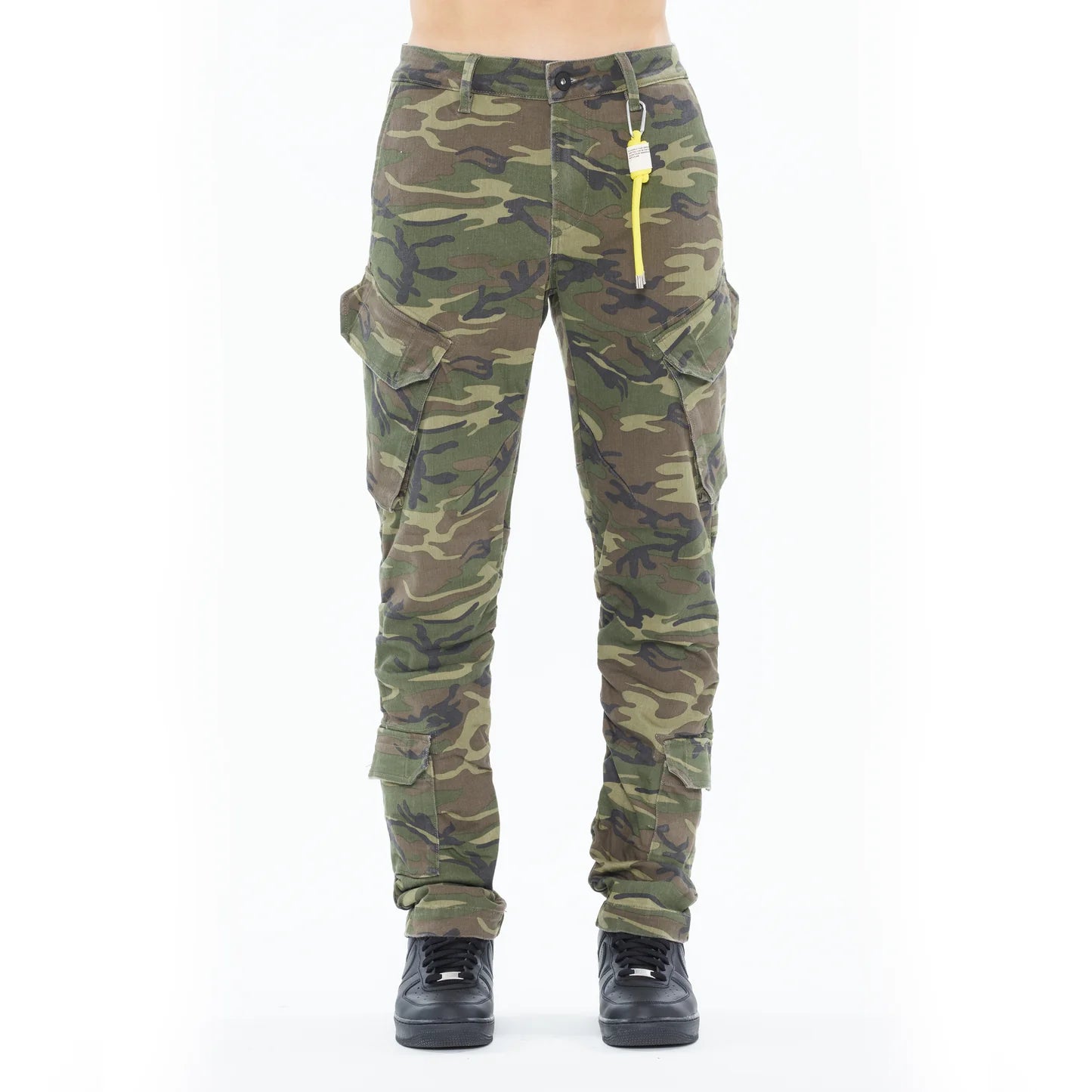 CULT OF INDIVIDUALITY Rocker Cargo 606 Camo Pants for Men - Stylish Cargo Pants for Streetwear, Outdoor Adventures & Urban Fashion