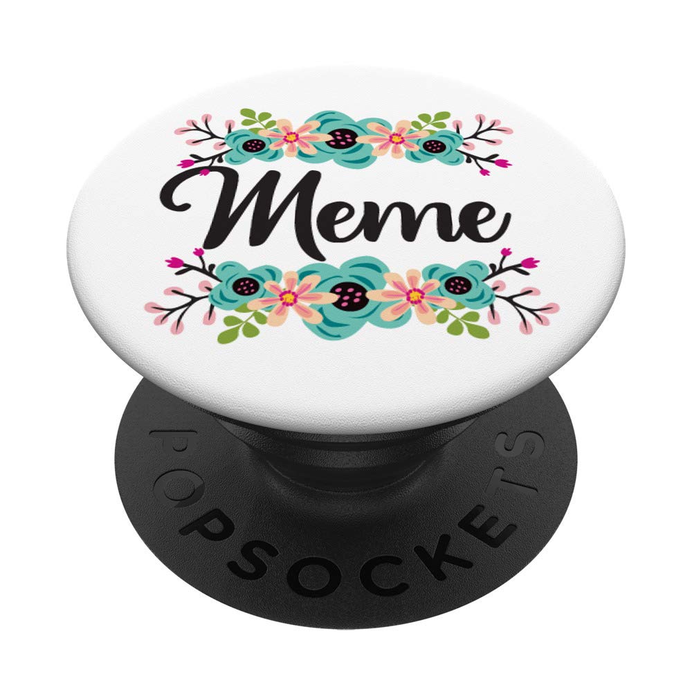 Personalized Floral Name PopSockets Grip & Stand - Custom Phone & Tablet Holder | Perfect Gift from Grandkids for Birthdays, Anniversaries & Special Occasions