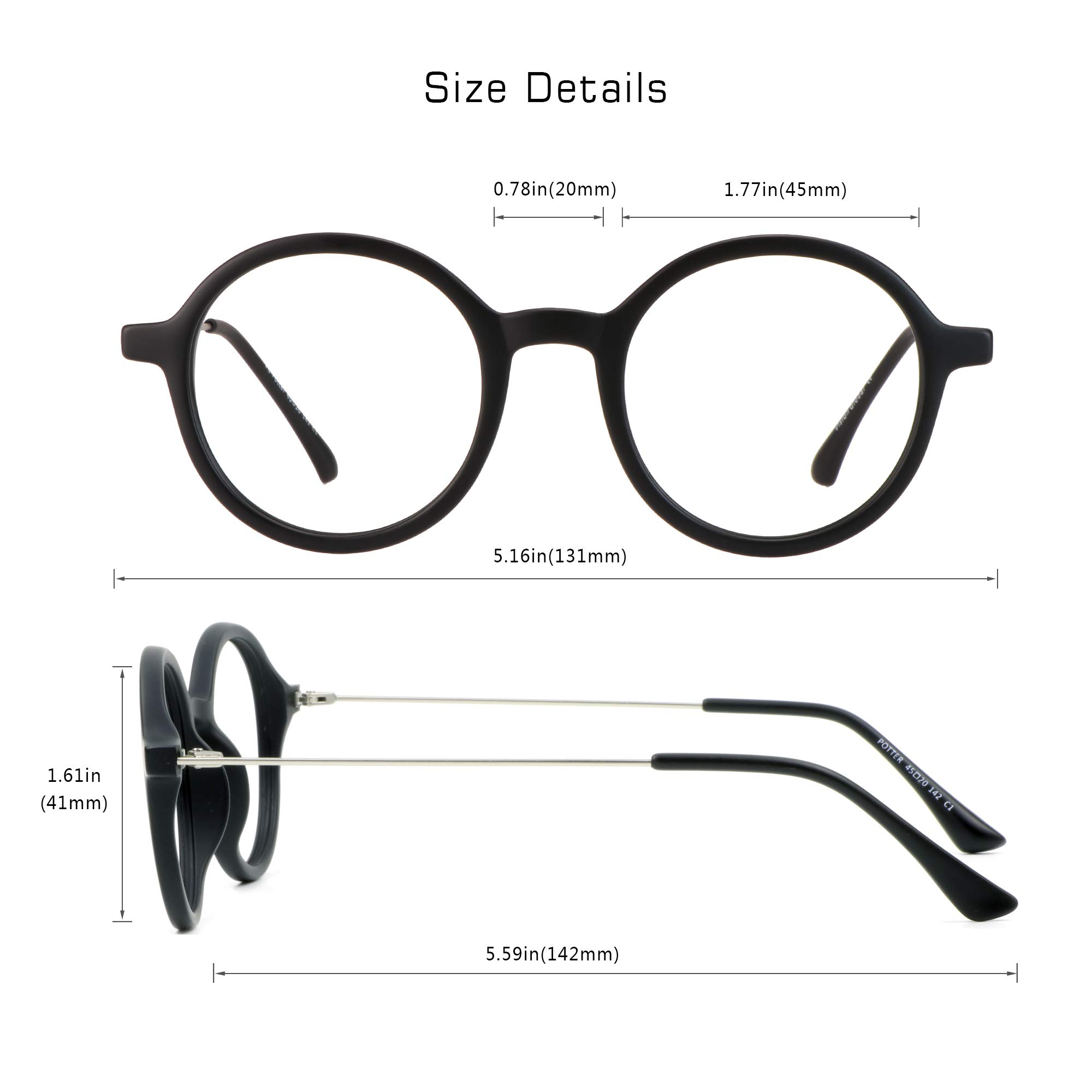 VisionGlobal Blue Light Blocking Glasses for Women & Men - Anti-Eyestrain Computer & Reading Glasses with Stylish Oval Frame - Perfect for Office Work, Gaming & Screen Time