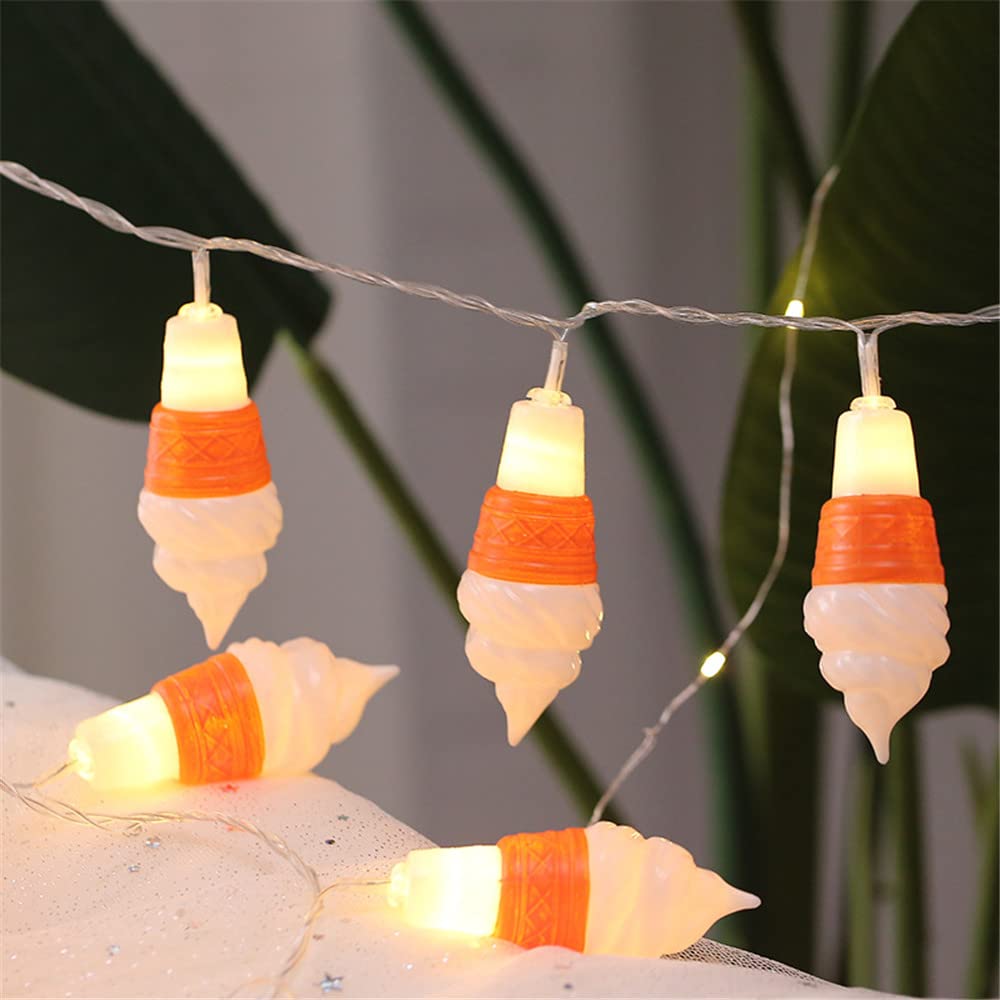 Ice Cream String Lights - Hamburger Fries Fairy Christmas Lights for Indoor & Outdoor Decor - Perfect for Parties, Kids' Rooms, Restaurants & Warm Holiday Ambiance (Ice Cream 2)
