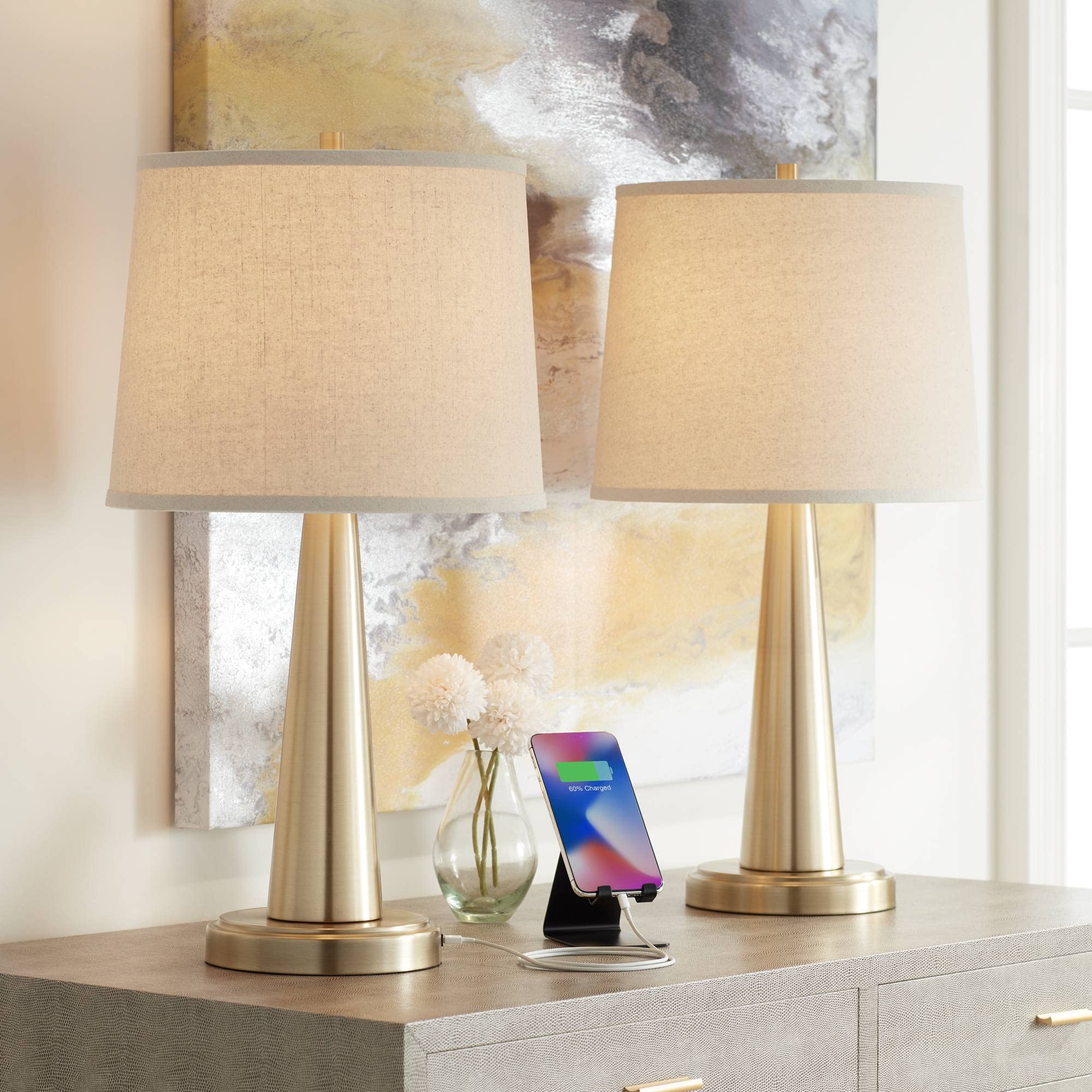 360 Lighting Karla Modern Table Lamps Set of 2 - 25