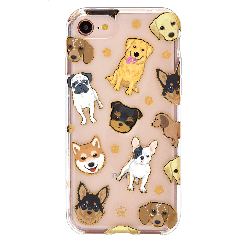 Clear iPhone Case for Dogs - Durable Pet-Friendly Phone Cover for Dog Lovers - Perfect for Outdoor Adventures, Walks, and Pet Photography
