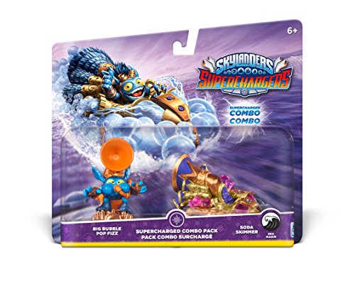 Skylanders SuperChargers Dual Pack #3: Big Bubble Pop Fizz & Soda Skimmer - Video Game Character Bundle for Kids & Collectors | Perfect for Gaming Battles and Display Collections