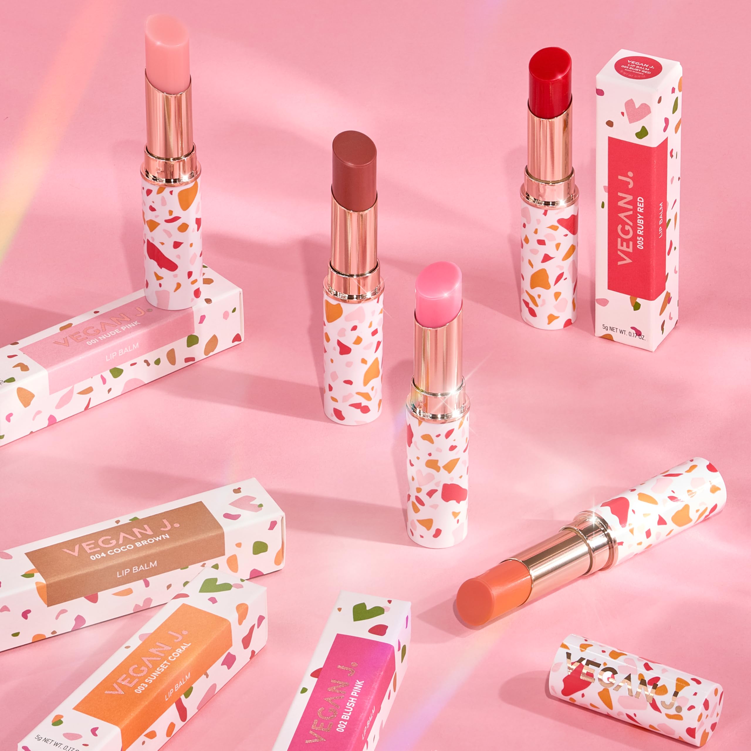 Natural Hydrating Lip Balm - Korean Vegan Beauty for Dry Lips (001 Nude Pink) - Daily Moisture & Care