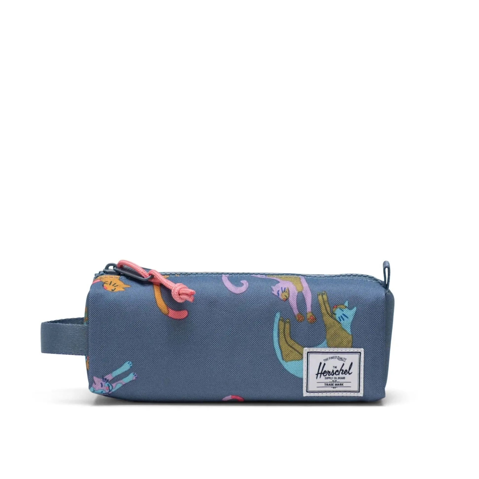 Herschel Lazy Cats Pencil Case - Cute Cat Design School & Office Supplies for Students & Professionals - Perfect for Backpack, Work Bag & College Essentials