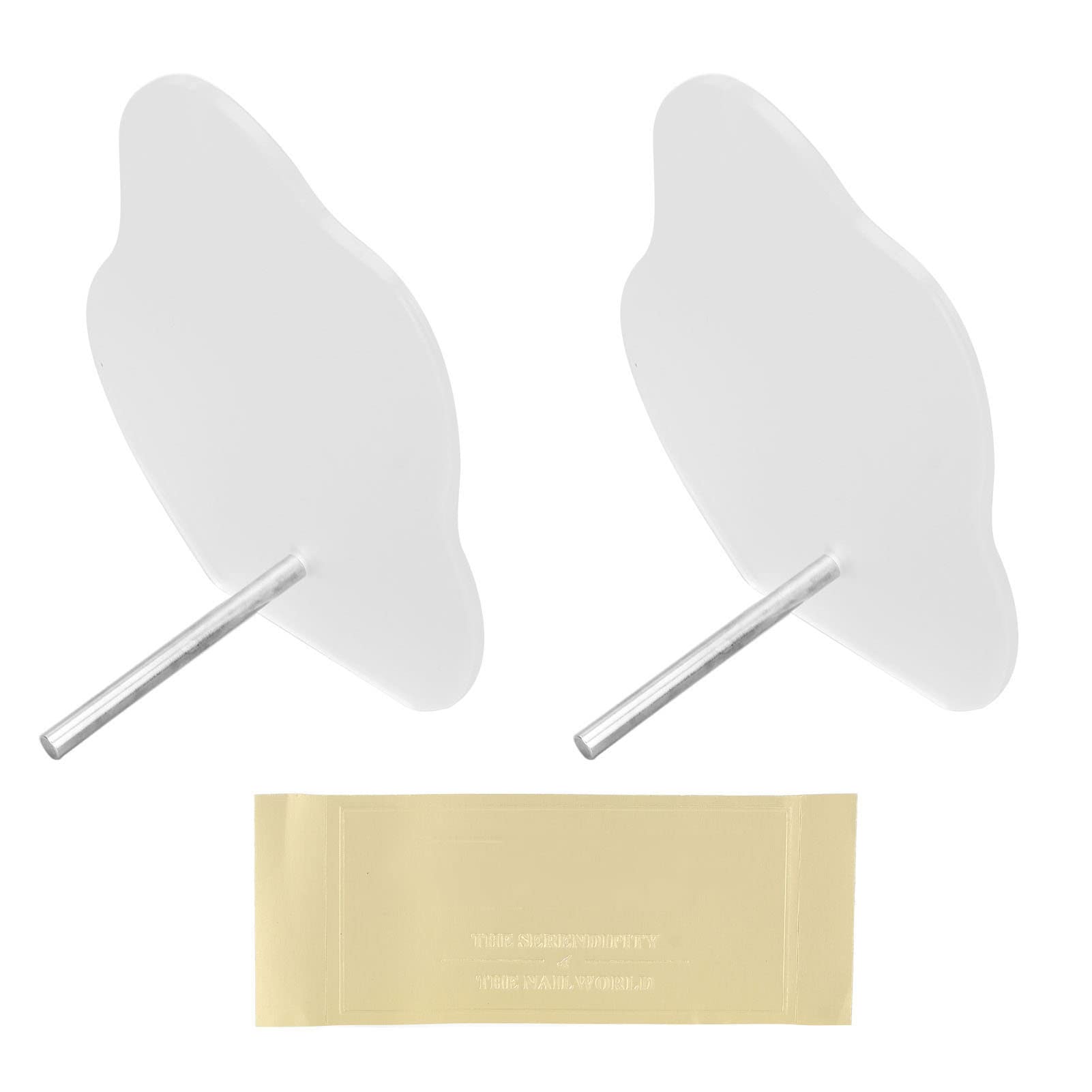 Professional Acrylic Nail Art Display Rack - 2 Pack Reusable Nail Polish Holder for Salon & Home Use | Perfect for Nail Artists, DIY Enthusiasts and Beauty Professionals