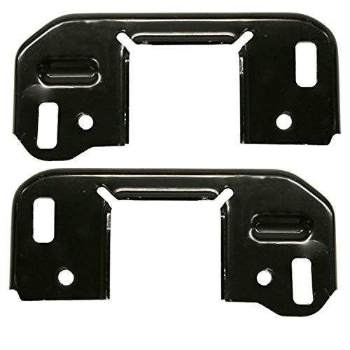 09-14 Ford F150 Pickup Truck Front Bumper Retainer Brace Frame Rail Bracket Set (Pair) - Heavy Duty Replacement Parts for Off-Road & Towing Protection