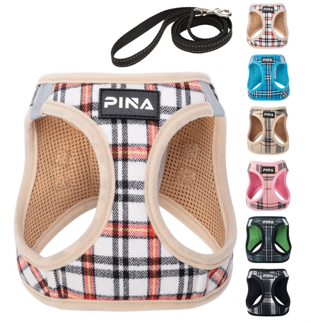 **No Pull Dog Harness for Small Dogs - Breathable Mesh Vest Harness with Adjustable Leash Set | Lightweight & Easy to Use for Small & Medium Dogs | Perfect for Walking, Training & Outdoor Adventures**