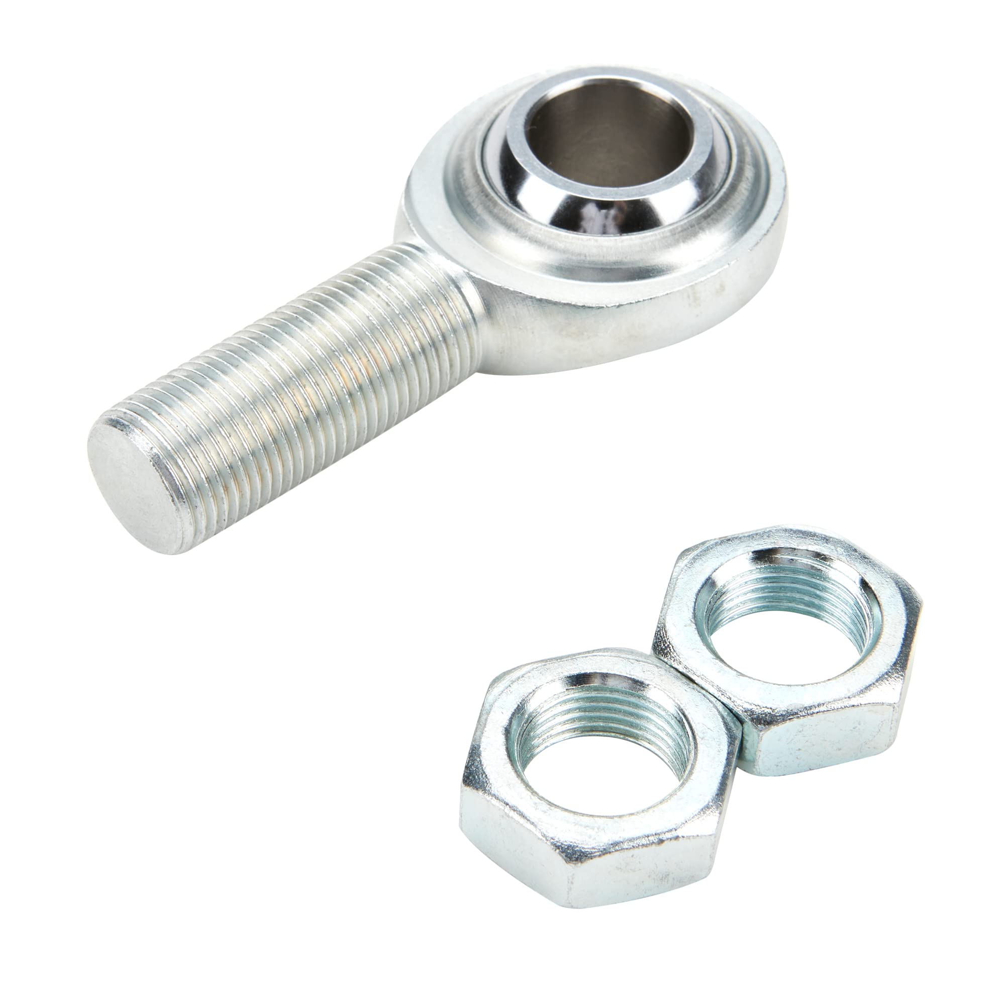 Allstar Performance Heavy Duty Steering Shaft Support Kit with Spherical Rod End - 3/4-16 RH Male Thread, Oversized Jam Nut, Steel Construction for 3/4