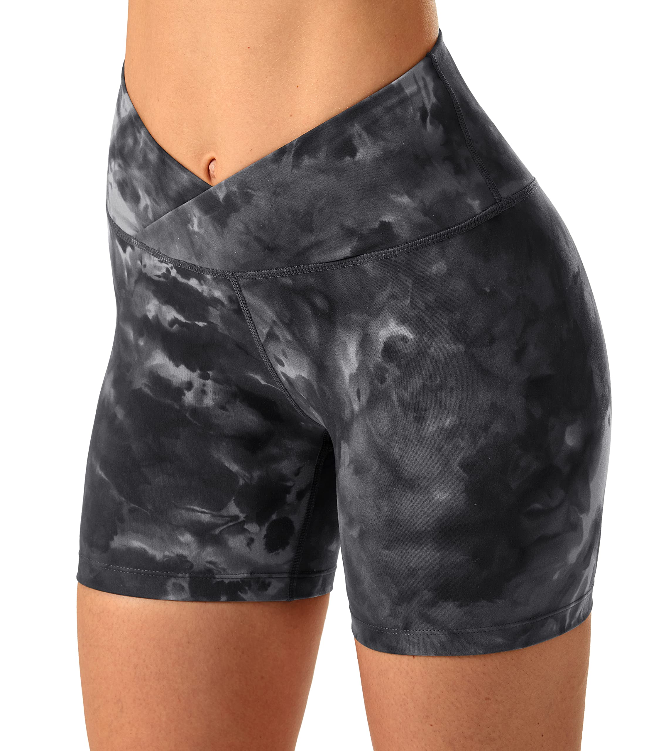 Soothfeel Women's High Waisted Biker Shorts with Hidden Pockets - 5