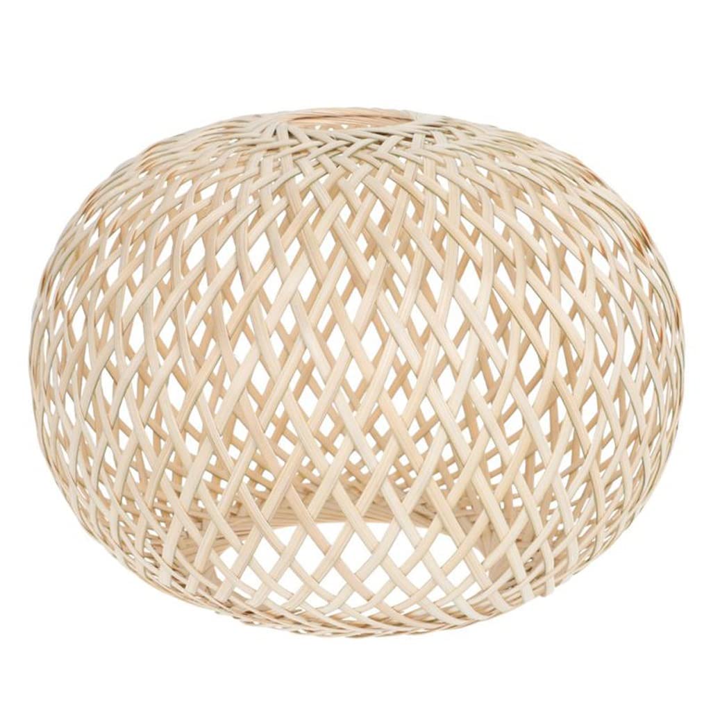 Handmade Chinese Style Bamboo Woven Lampshade - 20x20x15cm Natural Home Decor for Bedroom, Living Room & Boho Style Lighting Accessories