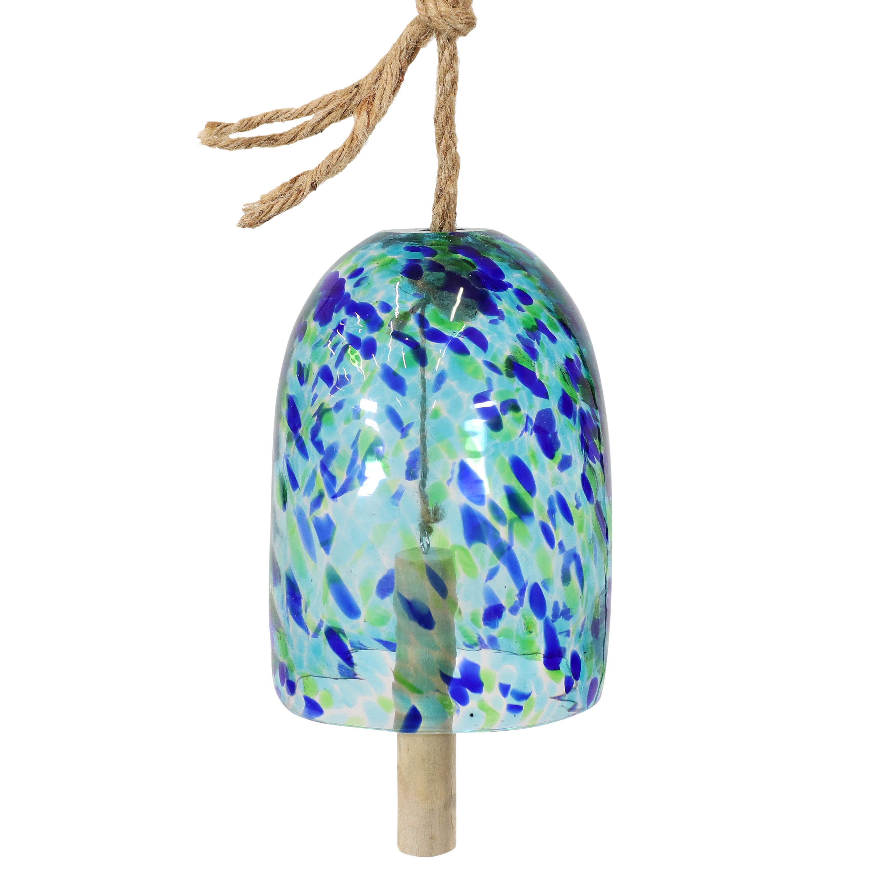 Sunnydaze Natural Melody Glass Wind Chimes - Outdoor Garden Decor, Patio Wind Bell for Relaxing Ambience & Home Decoration | Perfect for Porch, Backyard, and Meditation Spaces
