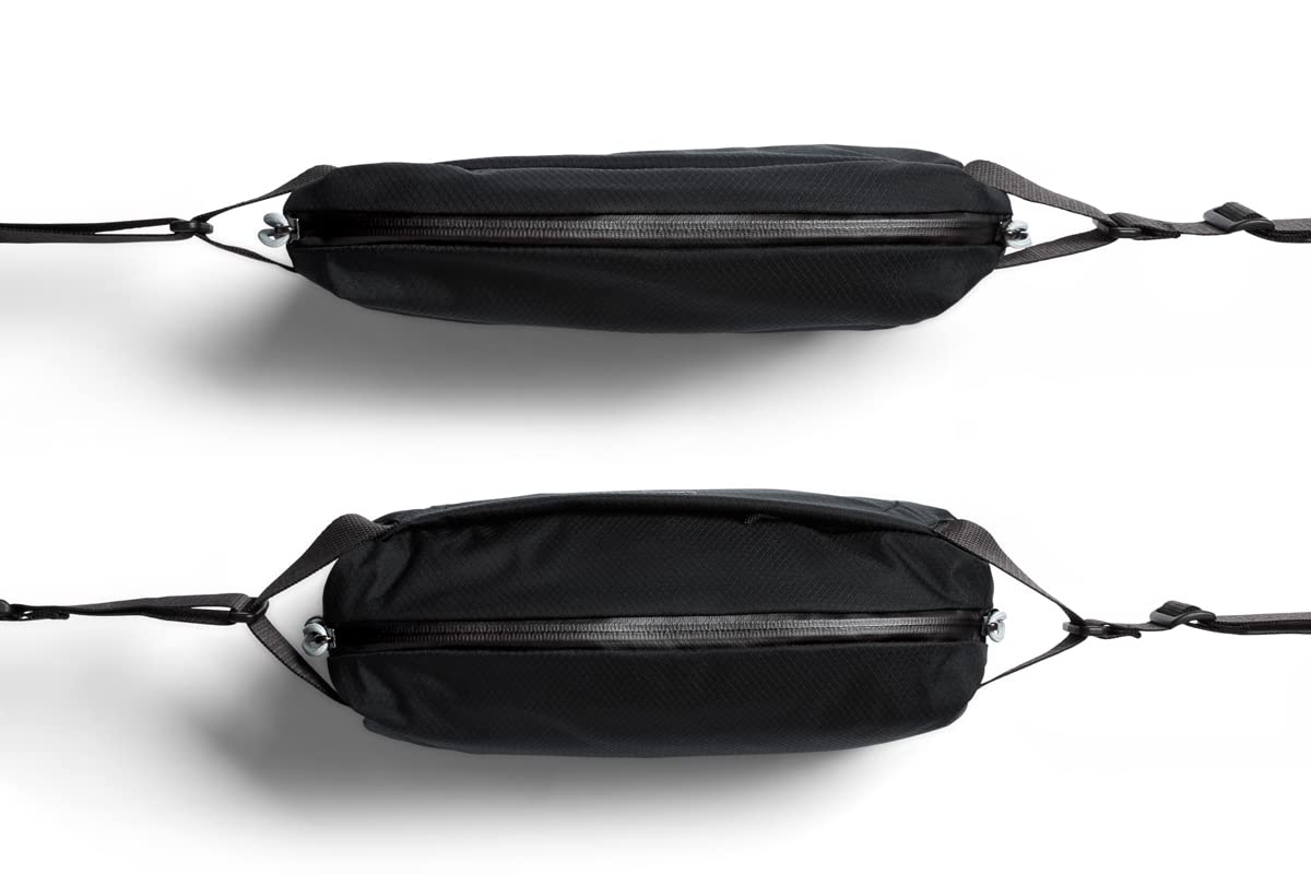 Bellroy Lite Sling - Lightweight Crossbody Bag for Men & Women | Water-Resistant Travel Sling Pack | Perfect for Hiking, Commuting & Everyday Carry (Black)