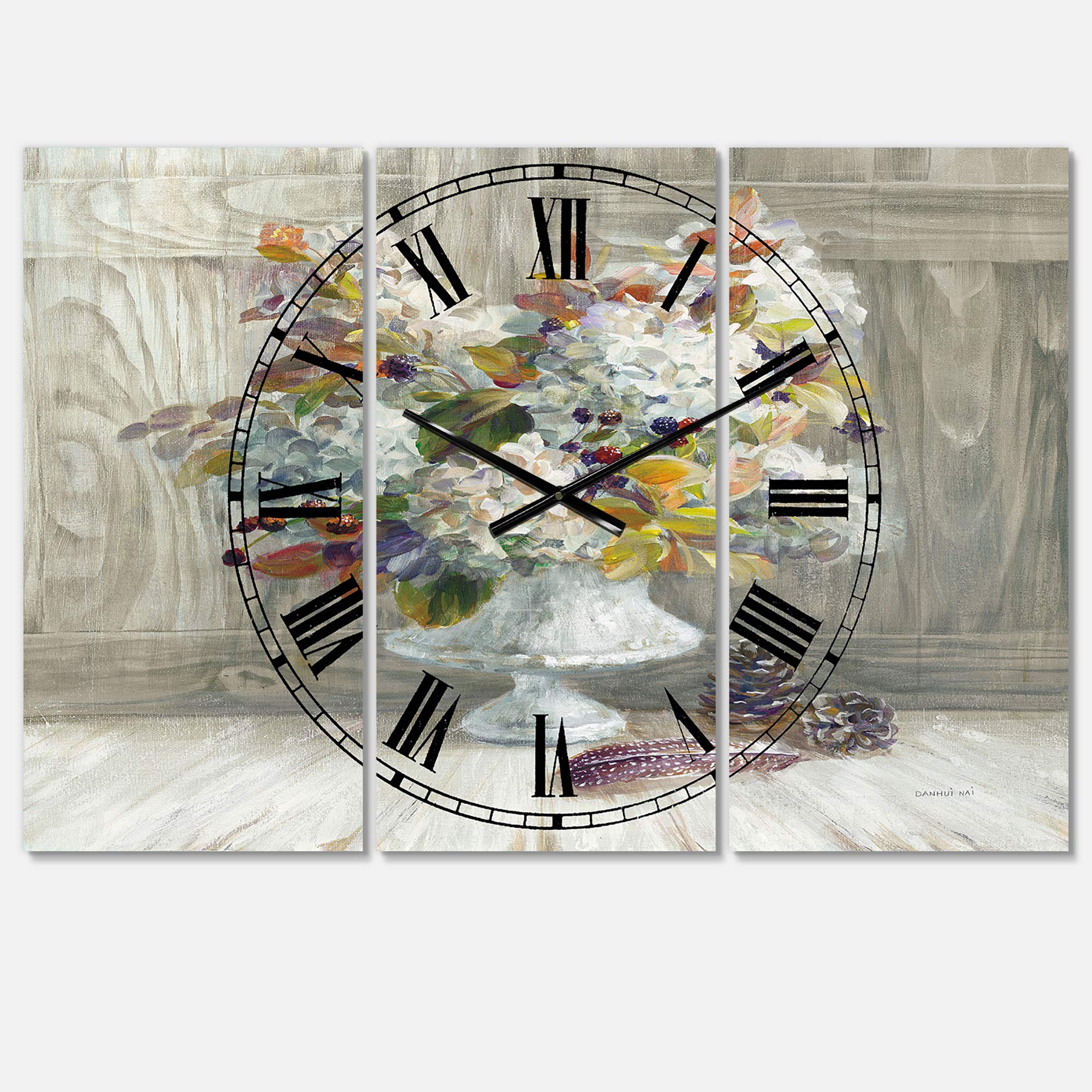 Designart Squad Goals Round Metal Wall Clock - Stylish Home Decor for Living Room, Bedroom & Office | Perfect Wall Art for Modern Interiors & Gift Giving