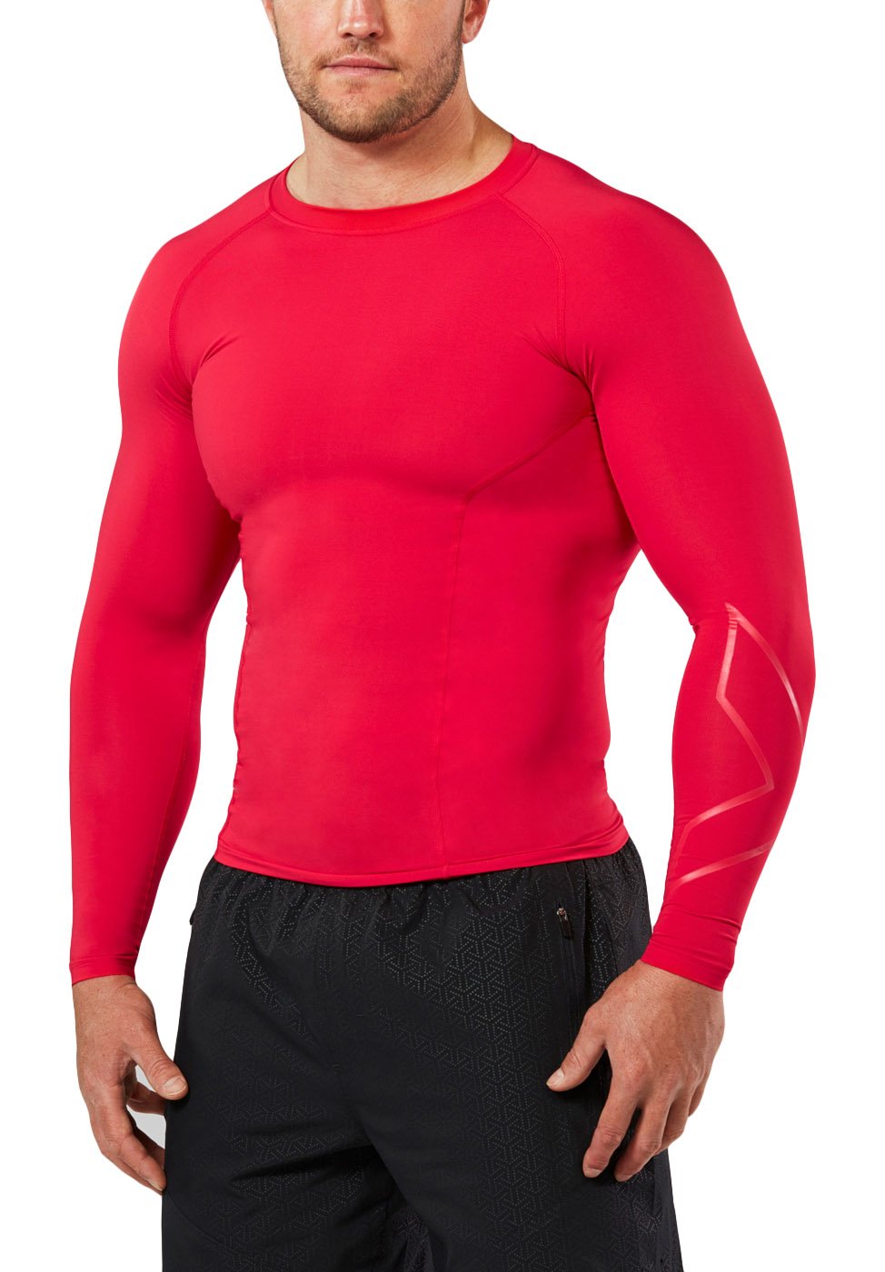2XU Men's LKRM Long Sleeve Compression Top - Performance Baselayer for Running, Cycling & Workouts - Moisture Wicking & Muscle Support Activewear