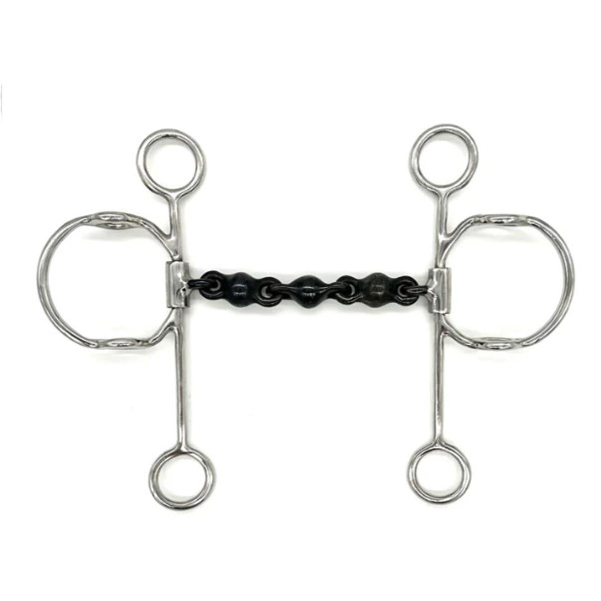 AJR Sweet Iron Waterford Long Shank Elevator Gag Bit - English Horse Riding Training Bit for Dressage & Jumping - Comfortable & Durable Equestrian Equipment