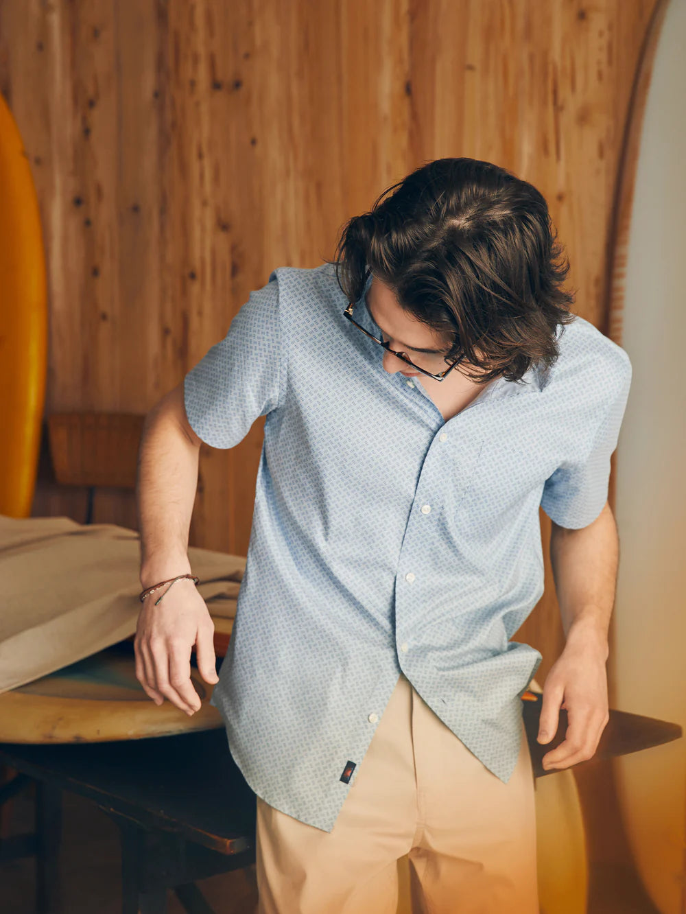 FAHERTY Short Sleeve Movement Shirt for Men - Lightweight, Breathable & Comfortable - Perfect for Travel, Hiking & Outdoor Adventures