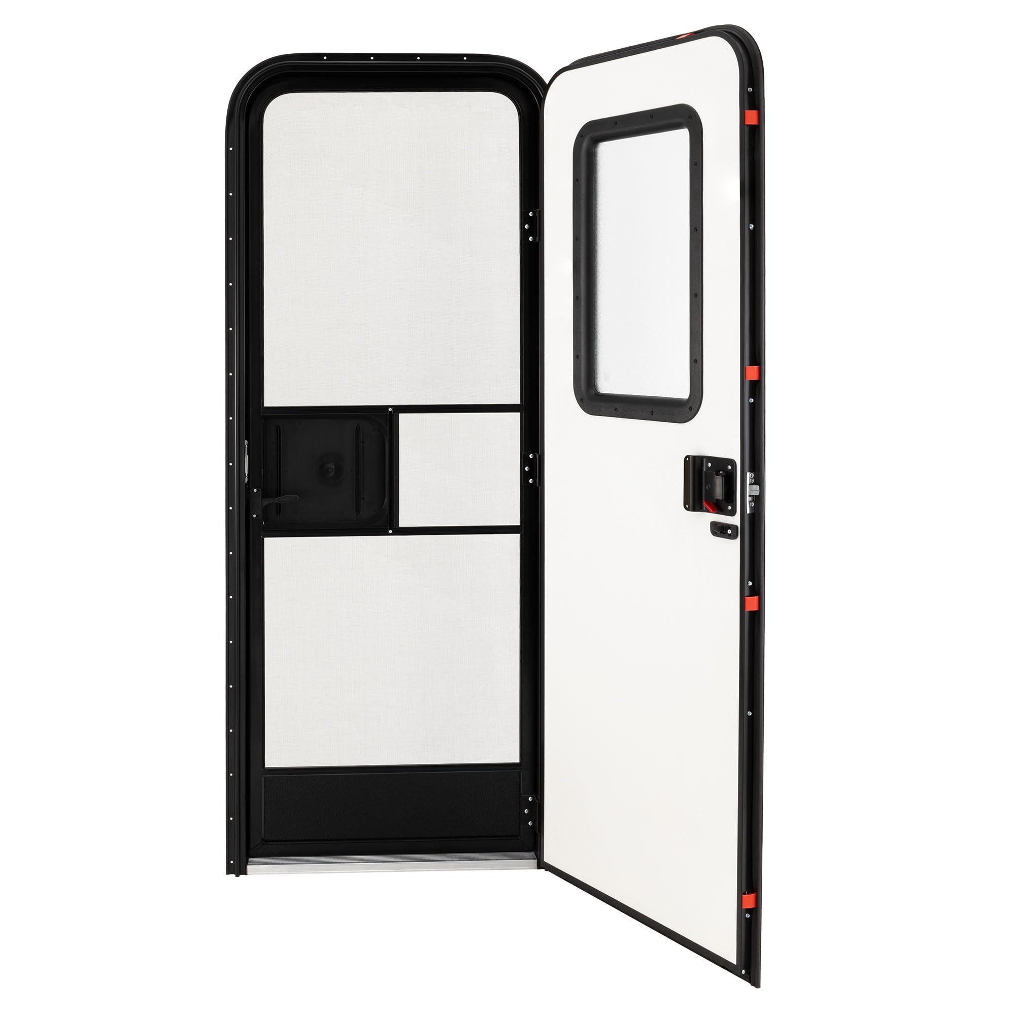 RecPro RV Rounded Entry Door with Screen & Lock | 26