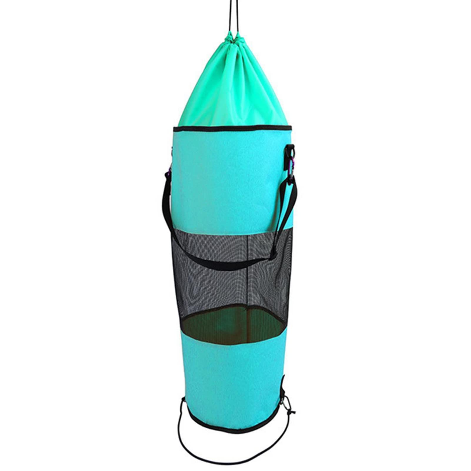 Homtoozhii Mesh Boat Trash Bag with Drawstring - Waterproof & Durable Trash Container for Boats, Kayaks, Campers - Perfect for Marine, Outdoor & RV Adventures