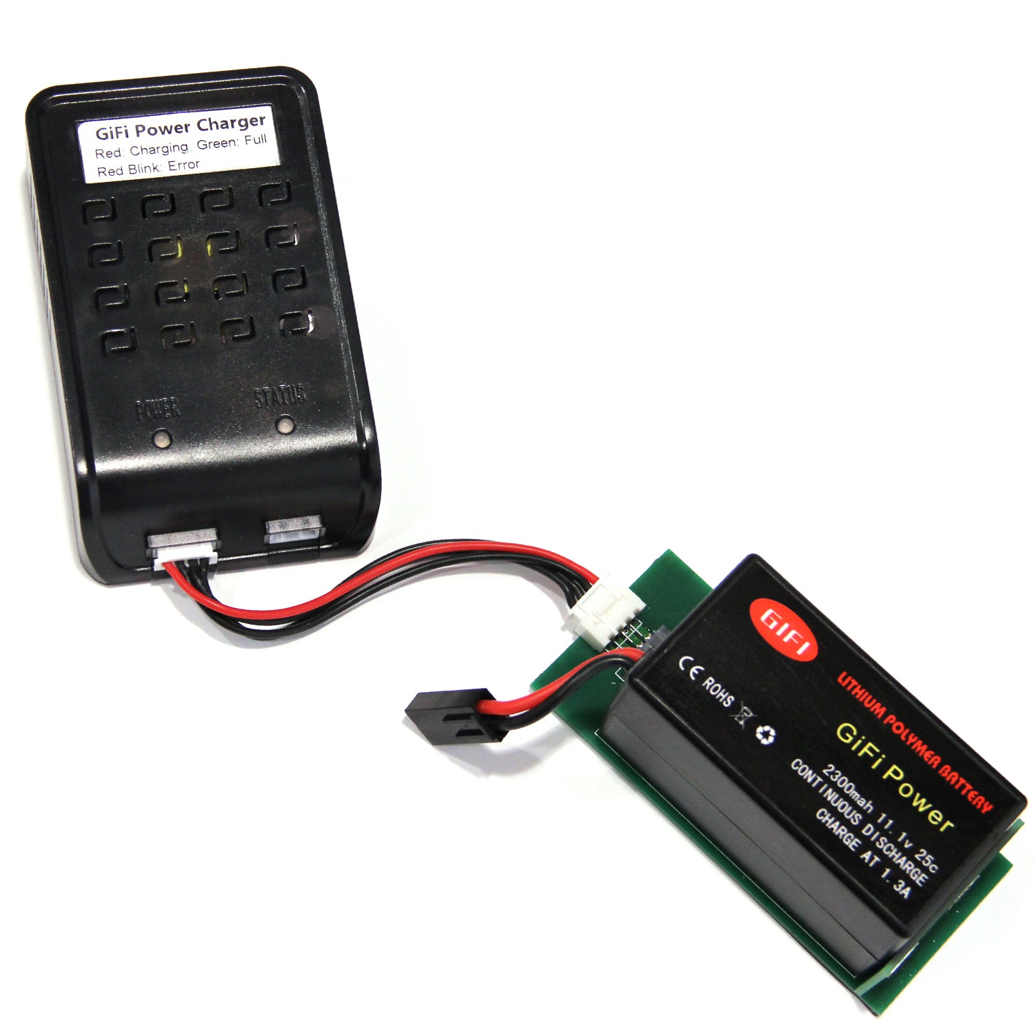 Premium Drone Balance Charger with Adapter Converter - Compatible with Parrot AR 1.0/2.0 2000mAh & 2300mAh Batteries - Fast Charging Kit for DJI, Parrot Drones - Perfect for Aerial Photography, Racing & Outdoor Adventures