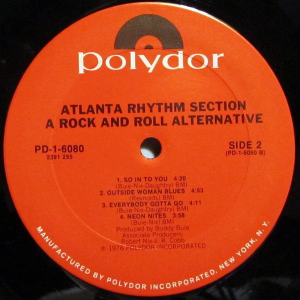 Atlanta Rhythm Section - A Rock And Roll Alternative Vinyl LP Album (NM/Mint Condition) - Perfect for Classic Rock Collectors & Vinyl Enthusiasts