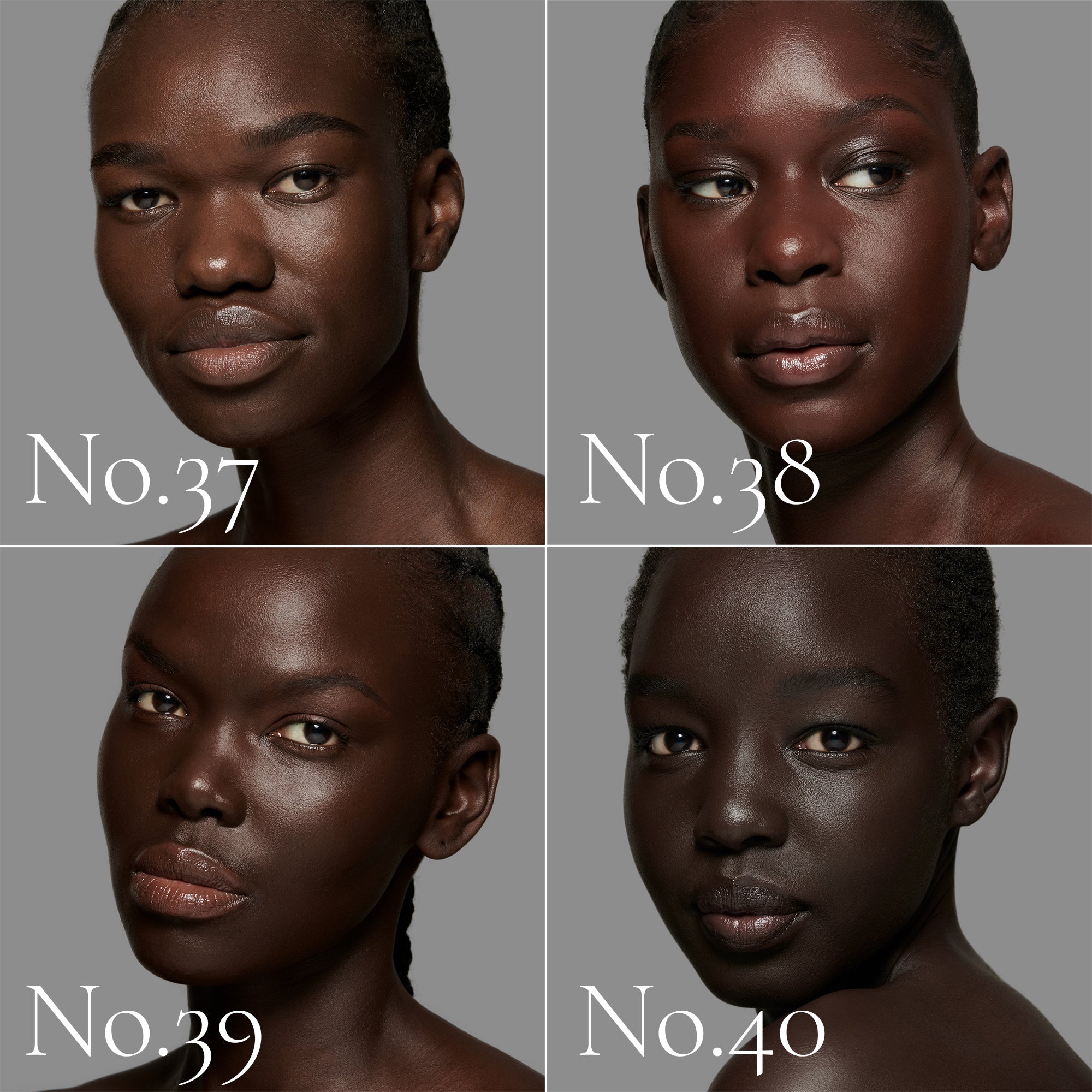 Deep Set.2 Foundation Sample Card - Perfect for Makeup Artists, Beauty Professionals & DIY Makeup Testing
