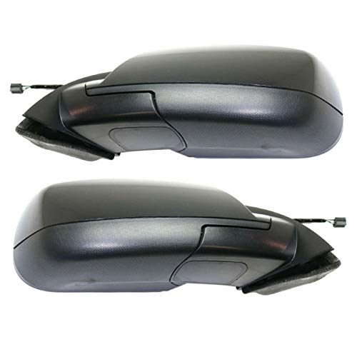 Compatible Power Heated Rear View Mirror Assembly Set for 2010-2017 Chevy Equinox & GMC Terrain - Smooth Design for Enhanced Visibility & Safety (Perfect for Winter Driving, Off-Road Adventures & Daily Commute)