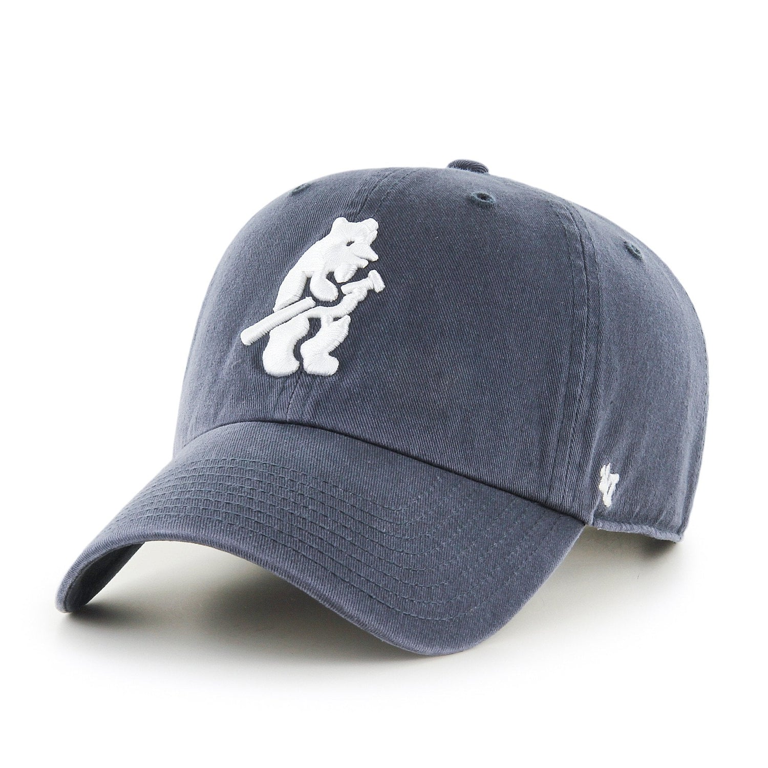 47 Brand Chicago Cubs 1914 Cleanup Adjustable Baseball Cap - Navy & White - Perfect for MLB Games, Sports Events & Casual Wear