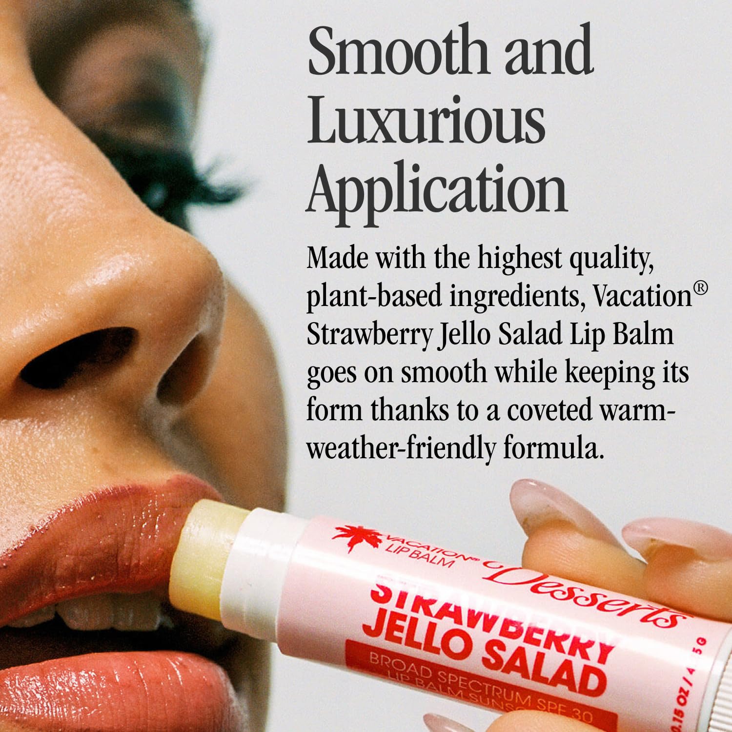 SPF 30 Vegan Lip Balm - Hydrating Sunscreen for Lips, Water-Resistant & Lightweight - Perfect for Beach Vacations