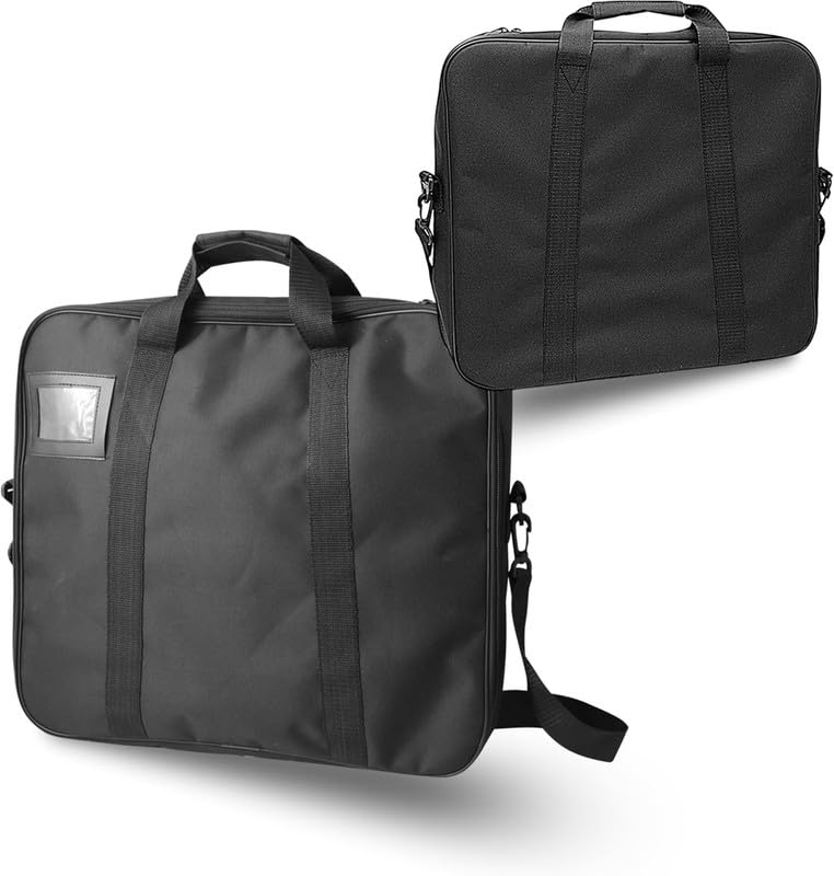 Masonic Apron Carrying Case - Lightweight Black Soft Apron Storage Bag for WM/MM & Provincial Regalia - Perfect for Lodge Meetings, Ceremonies & Travel Protection