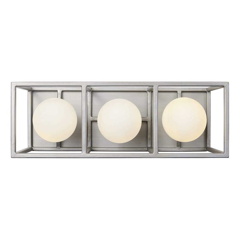 325B03SOCB Plaza Vanity Mirror for Silverado & Carbon - Premium Vanity Mirror with Adjustable Lighting for Home, Salon, and Makeup Studio Use
