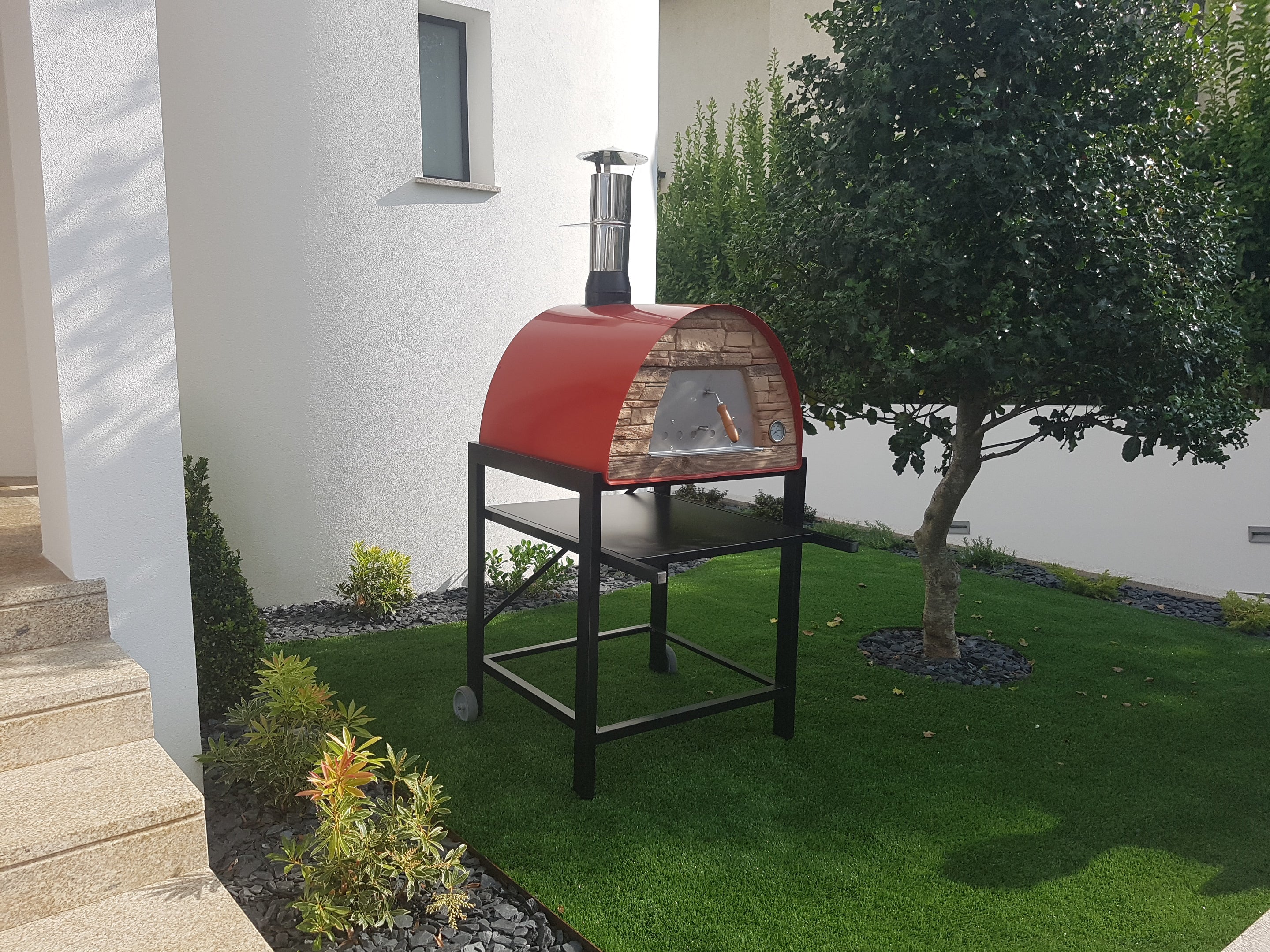 Maximus Red Portable Pizza Oven - Best Seller for Outdoor Cooking, Camping, and Backyard Parties