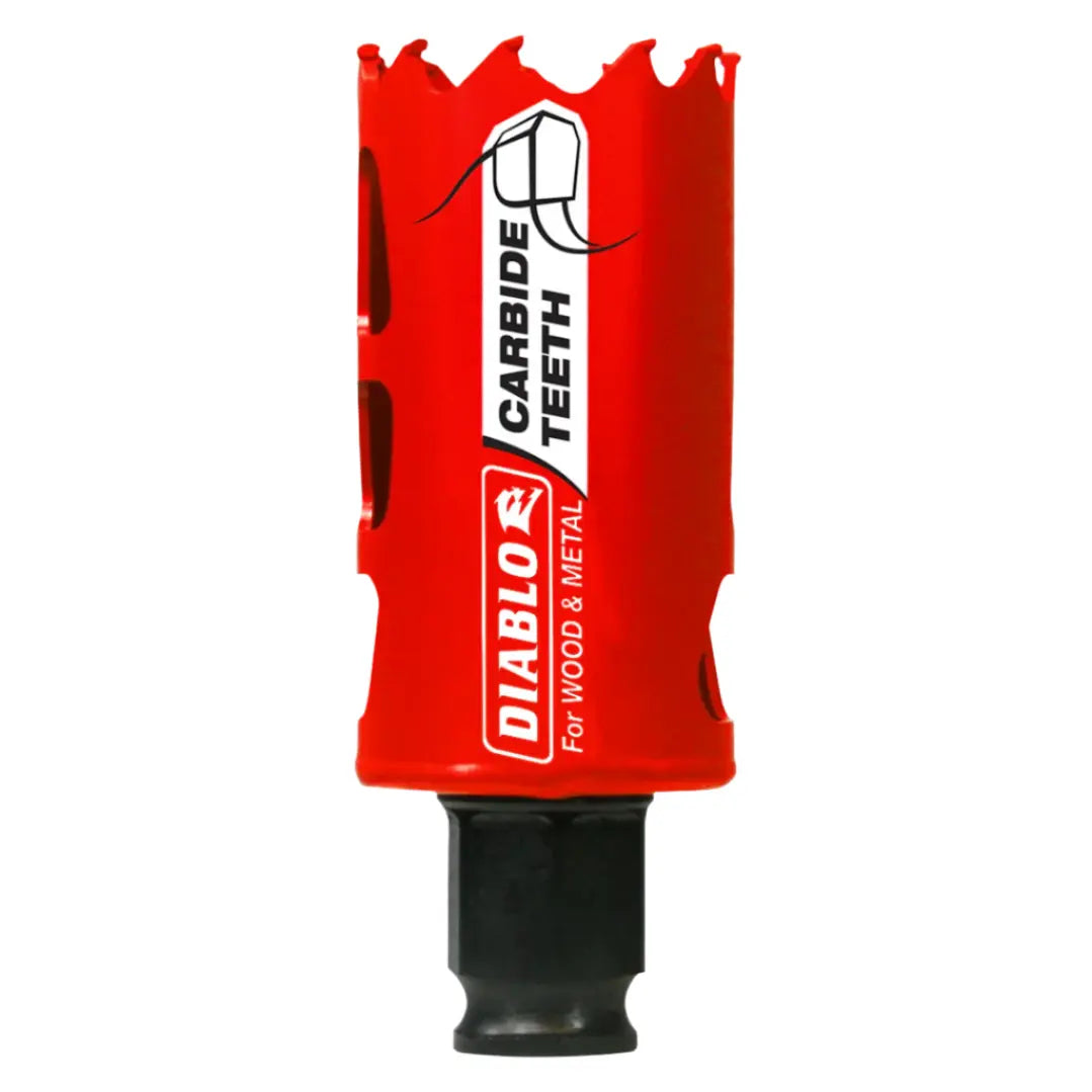 Diablo DHS1375 1-3/8 Inch Hole Saw - Premium Bi-Metal Cutting Tool for Wood, Metal & Plastic - Perfect for DIY Projects, Construction & Plumbing Work
