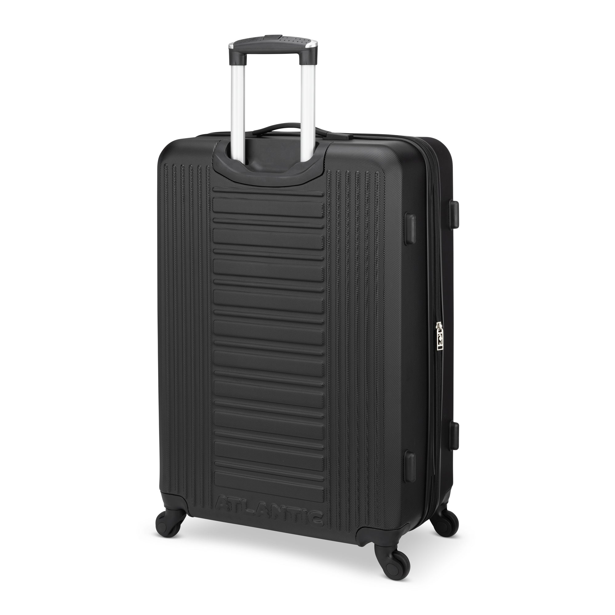 Atlantic Acclaim II 3-Piece Luggage Set - Lightweight Spinner Suitcase with TSA Lock, Durable Hardshell Carry On & Checked Bags (Black) - Perfect for Business Travel, Family Vacations & International Trips