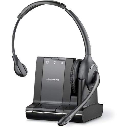 Plantronics Savi W710 Wireless Headset System - Multi-Device Bluetooth Headset with HL10 Handset Lifter for Office, Call Center & Remote Work