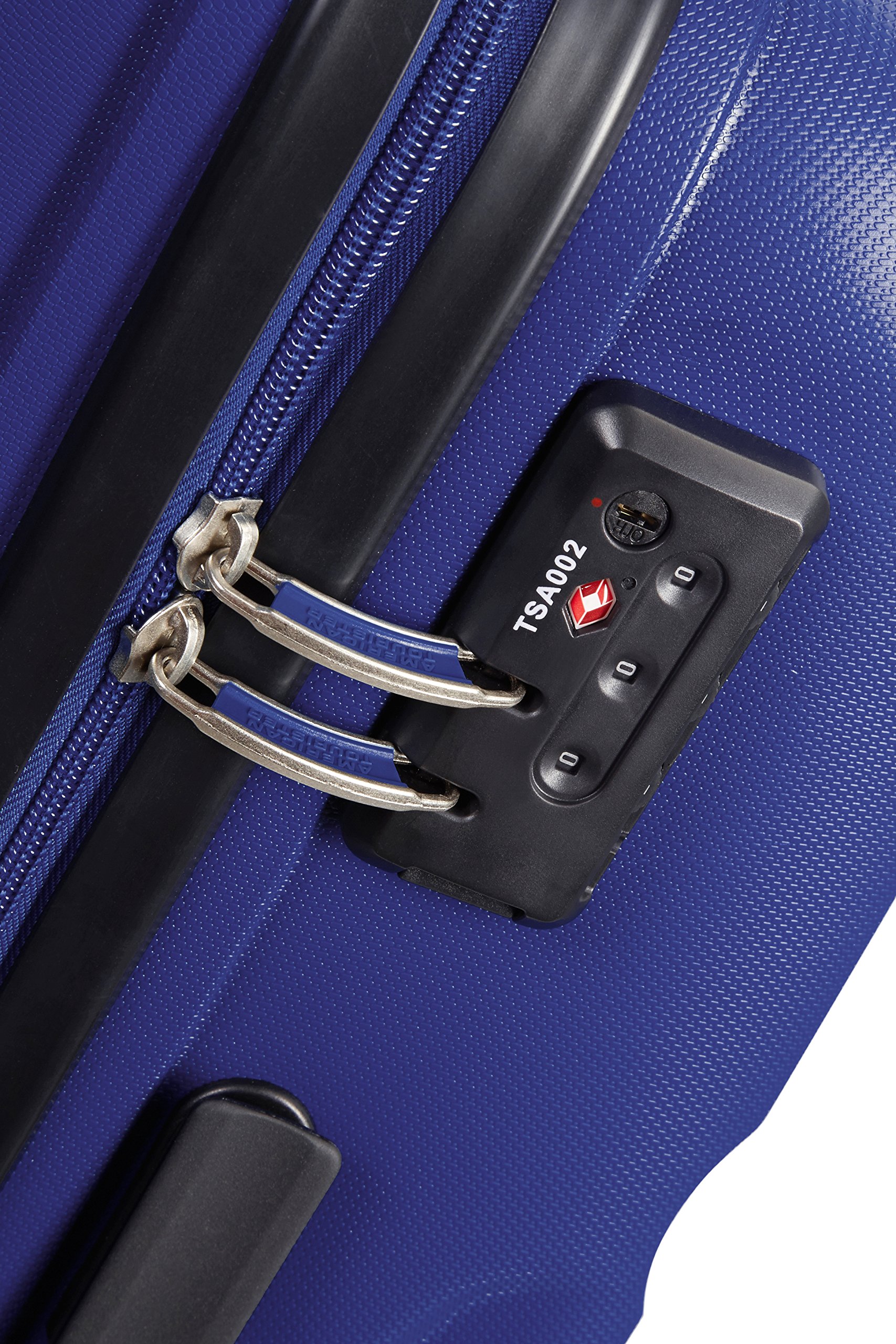American Tourister Bon Air Spinner Luggage 55cm 31.5L Carry-On Suitcase with 360° Wheels - Midnight Blue for Business Travel & Weekend Getaways