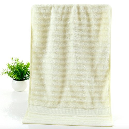 Premium Organic Bamboo Bath Towels Set - Ultra Soft & Absorbent Luxury Hotel & Spa Quality, 27x55 Inches White Bath Sheets for Bathroom, Shower & Spa - Eco-Friendly Home Decor & Gift Idea