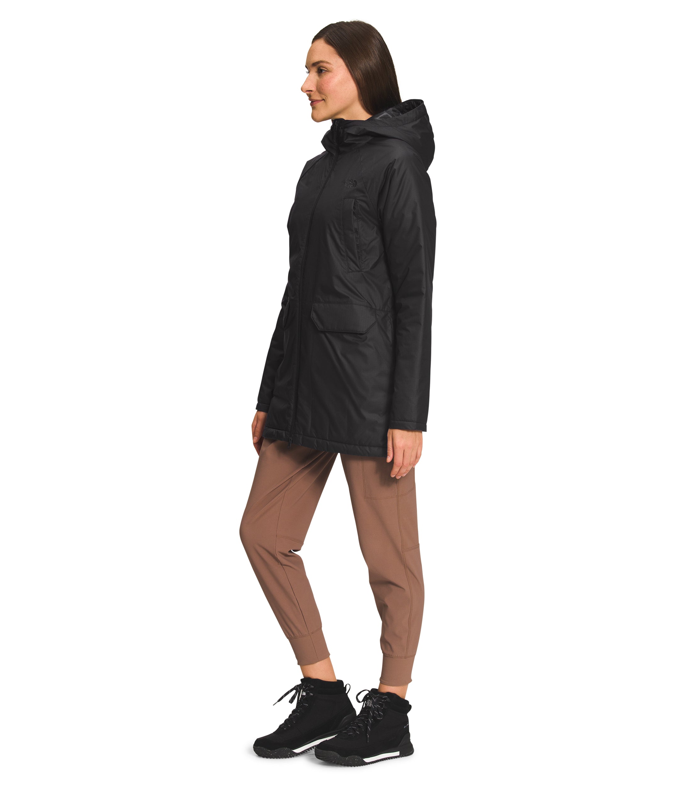 Women's Auburn Hooded Parka Jacket - Winter Warm Waterproof Coat for Outdoor Activities | NF0A7UKE | Perfect for Hiking, Skiing & Cold Weather Fashion