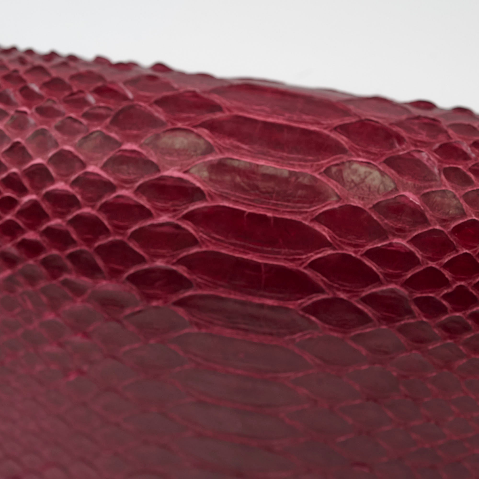 Celine Python Medium Classic Box Bag in Burgundy - Luxury Crossbody Purse for Women, Perfect for Work, Evening & Special Occasions