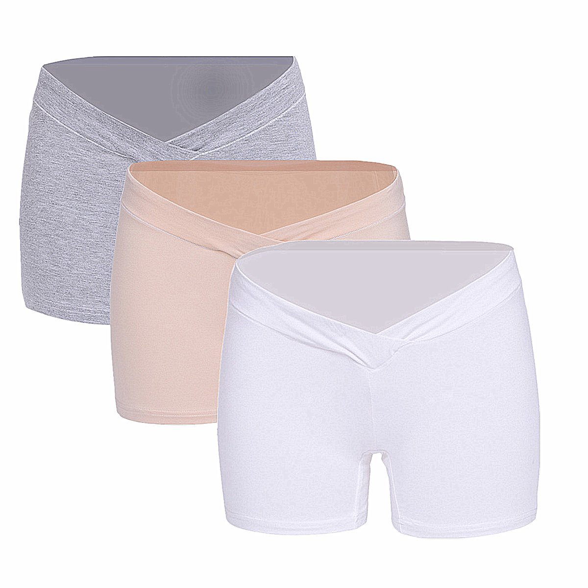Tremour Women's Under the Bump Maternity Cradle Briefs - Pregnancy Underwear for Comfort & Support - Healthy Boyshort Panties for Expecting Moms - Perfect for Daily Wear, Sleeping & Postpartum Recovery