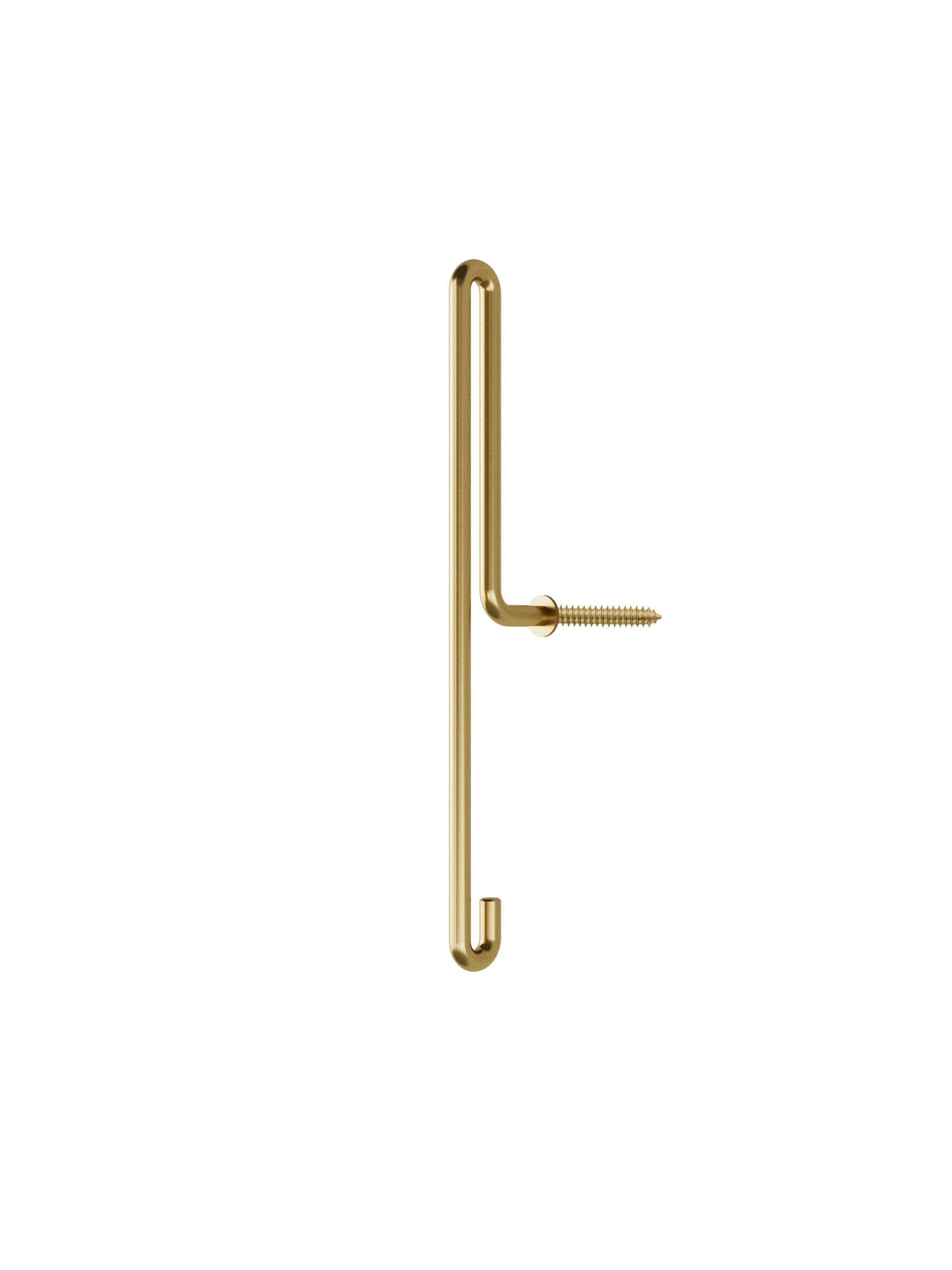 MOEBE Minimalist Wall Hook - Matt Gold Finish, Large Size - Perfect for Hanging Coats, Hats, and Decor in Modern Homes