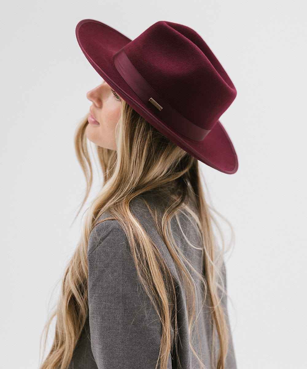 Monroe Rancher Fedora Hat for Men & Women - Western Style Cowboy Hat with Wide Brim - Perfect for Outdoor, Rodeo, and Country Music Events