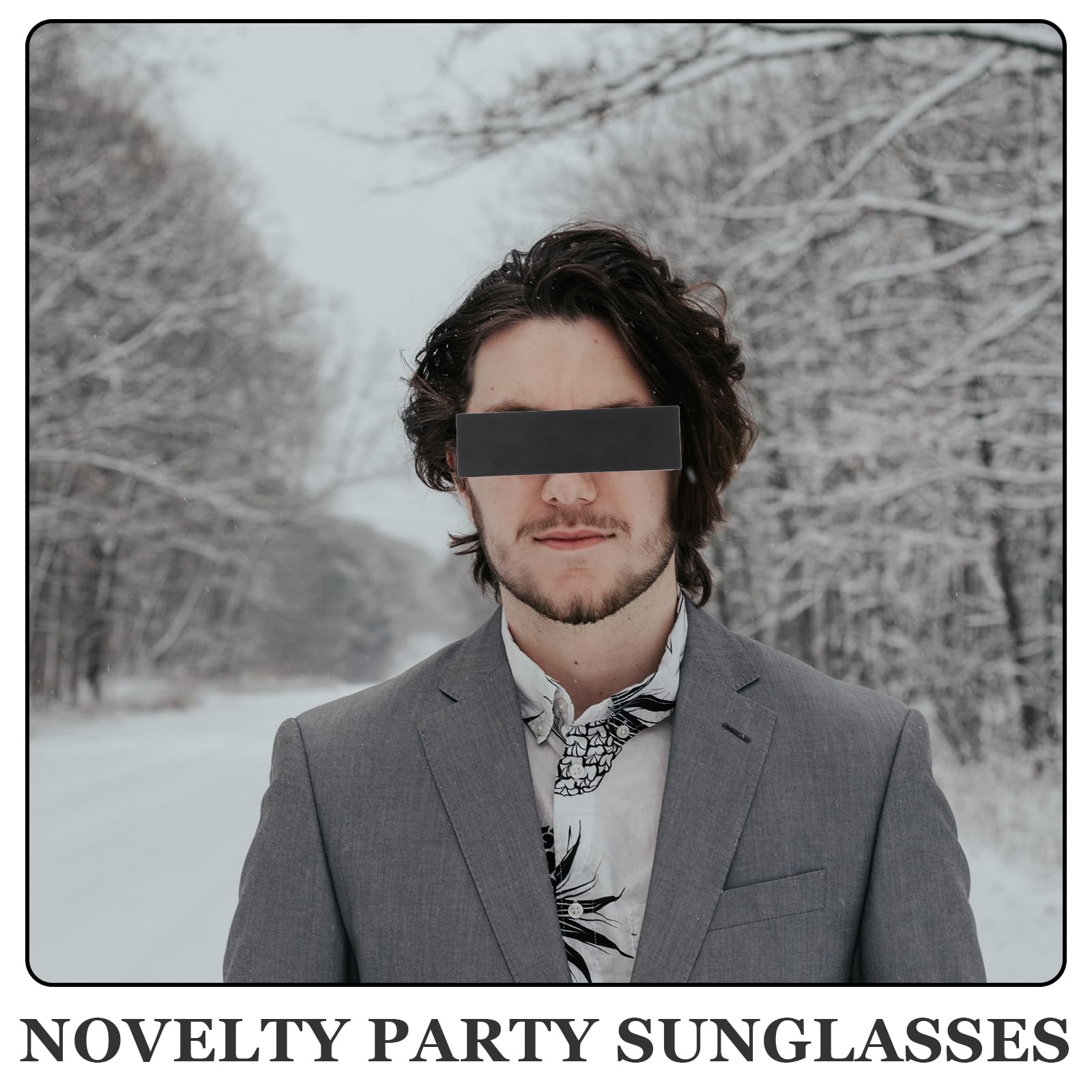 8-Bit Mosaic Glasses for Halloween & Party Dress Up - Kids Sunglasses for Meme & Disco Costumes