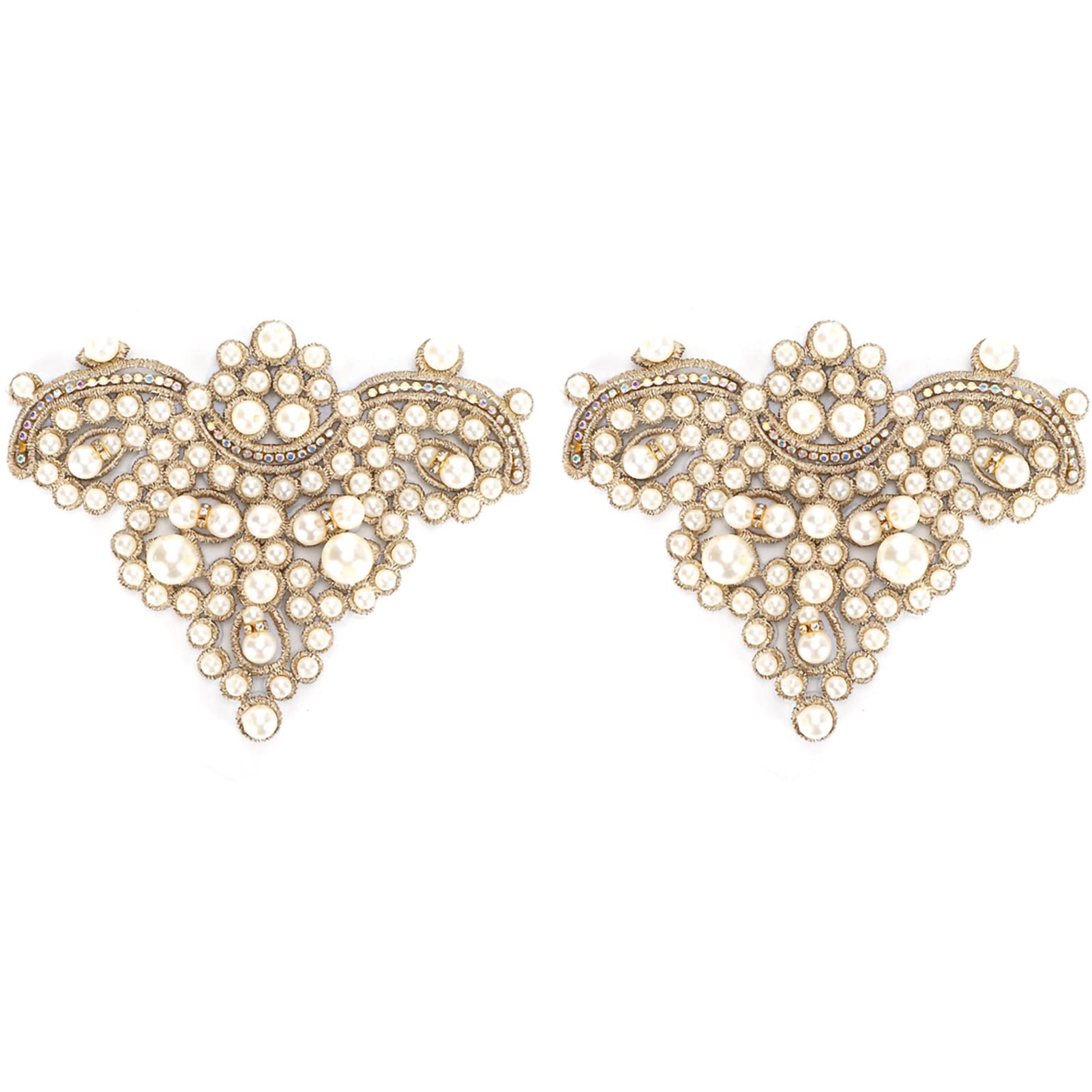 Alvinlite Rhinestone Shoe Clips - 1 Pair DIY Decorative Accessories for Shoes, Bags & Packages | Perfect for Weddings, Parties & Fashion Outfits
